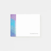 Bunter abstrakter Dreieckhintergrund Post-it Klebezettel (Vorderseite)