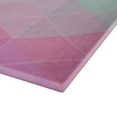 Bunter abstrakter Dreieckhintergrund Schneidebrett (Ecke)