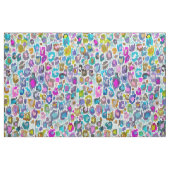 Bunter abstrakter Watercolor-Leopard-Druck Stoff (Fat Quarter (45,7 x 55,9 cm))