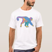 Bunter Affe T-Shirt (Vorderseite)