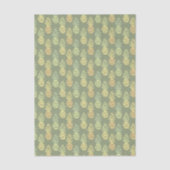 Bunter Ananasfrucht grüner Sommerpattern Seidenpapier (Vorderseite)