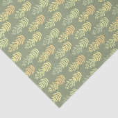 Bunter Ananasfrucht grüner Sommerpattern Seidenpapier (Ausschnitt)