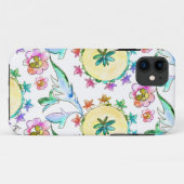 Bunter Aquarell-Muster iPhone Kasten Case-Mate iPhone Hülle (Rückseite (Horizontal))