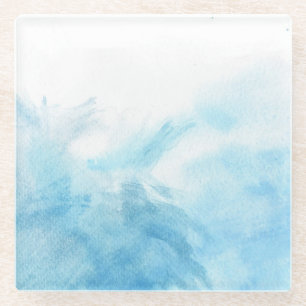 bunter Aquarellhintergrund für Ihr Glasuntersetzer