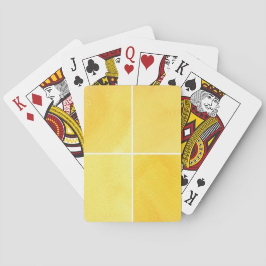 bunter Aquarellhintergrund für Ihr Spielkarten (Rückseite)