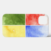 bunter Aquarellhintergrund für Ihren Entwurf Case-Mate iPhone Hülle (Rückseite (Horizontal))