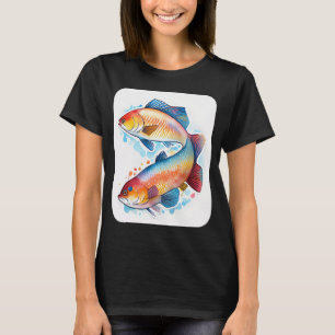 Bunter Barschfisch T-Shirt