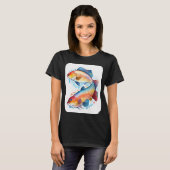 Bunter Barschfisch T-Shirt (Vorne ganz)