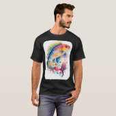 Bunter Barschfisch T-Shirt (Vorne ganz)