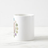 Bunter Baseballzirkel Kaffeetasse (Mittel)