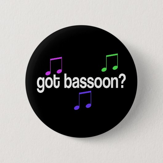 Bunter Bassoon Button (Vorderseite)