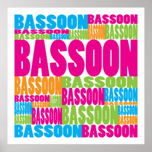 Bunter Bassoon Poster