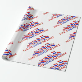 Bunter Bastille-Tagesentwurf Geschenkpapier