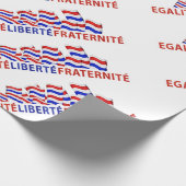 Bunter Bastille-Tagesentwurf Geschenkpapier (Ecke)