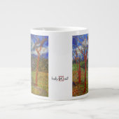 Bunter Baum Jumbo-Tasse (Vorderseite)
