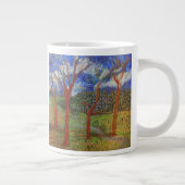 Bunter Baum Jumbo-Tasse (Rechts)