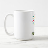 Bunter Baum mit Vögeln Kaffeetasse (Links)
