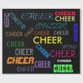 Bunter Beifall-personalisiertes Verpackungs-Papier Geschenkpapier (Flach)