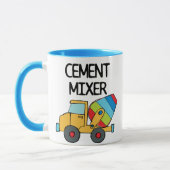 Bunter Betonmischer Tasse (Links)