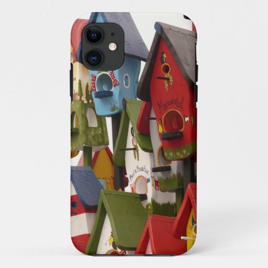Bunter Birdhouses iPhone 5 Kasten Case-Mate iPhone Hülle (Rückseite)