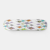 Bunter Blitz-Bolzen Skateboard (Horizontal)