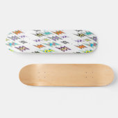 Bunter Blitz-Bolzen Skateboard (Horizontal)