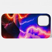 Bunter Blitzberg Eins iPhone Hülle (Rückseite (Horizontal))