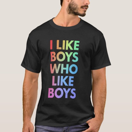 Bunter Blocktext über Einstellungen T-Shirt (Vorderseite)