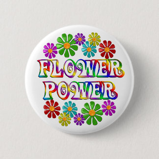 Bunter Blumen-Power Button