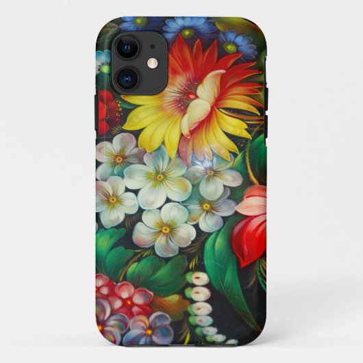 bunter Blumenstrauß iPhone 5 Kasten Case-Mate iPhone Hülle (Rückseite)