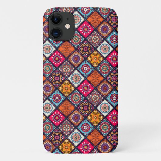 bunter bohischer Stil Case-Mate iPhone Hülle (Rückseite)