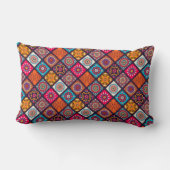 bunter bohischer Stil Lendenkissen (Rückseite)