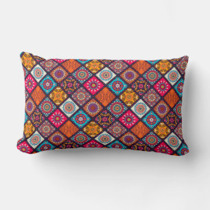 bunter bohischer Stil Lendenkissen