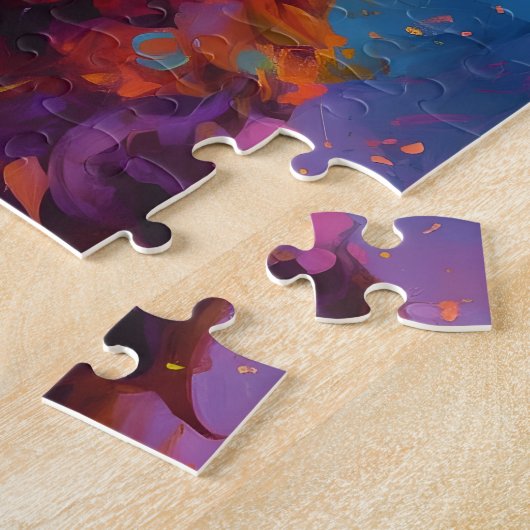 Bunter Bretaghund Puzzle (Seite)