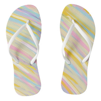 Bunter Brushstroke Badesandalen