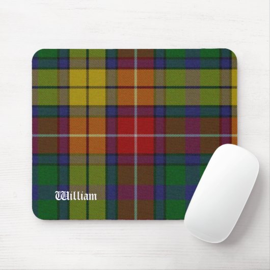 Bunter BuchananTartan kariert Mousepad (Mit Mouse)