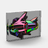 Bunter Cadillac Fotoblock (Links)