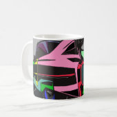 Bunter Cadillac Kaffeetasse (Vorderseite Links)