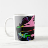 Bunter Cadillac Kaffeetasse (Links)