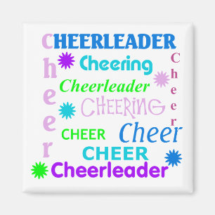 Bunter Cheerleader-Magnet Magnet