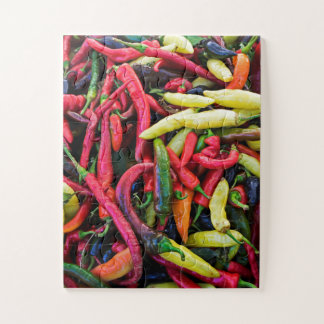 Bunter Chili-Pfeffer Puzzle