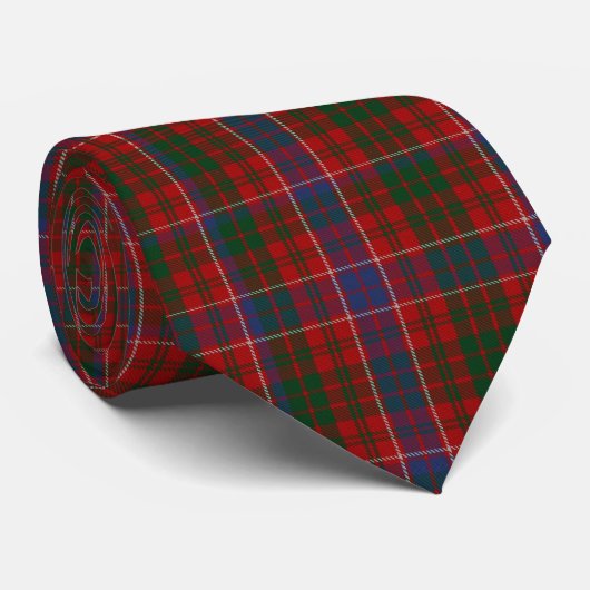 Bunter Clan MacRae Tartan-karierte Hals-Krawatte Krawatte (Gerollt)