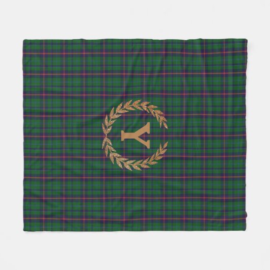 Bunter Clanjunge Tartan-Fleece-Decke Fleecedecke (Vorderseite (Horizontal))