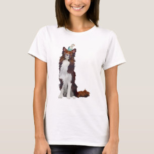BUNTER COLLIE U. BLAUER VOGEL T-Shirt