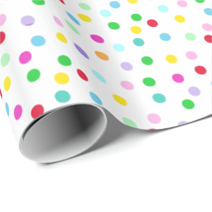 Bunter Confetti Geschenkpapier