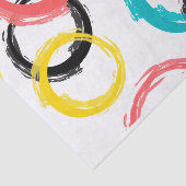 Bunter, cooler, moderner, trendy Bürstenanschlag Seidenpapier (Ausschnitt)