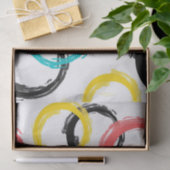 Bunter, cooler, moderner, trendy Bürstenanschlag Seidenpapier (Geschenk)