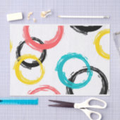 Bunter, cooler, moderner, trendy Bürstenanschlag Seidenpapier (Handwerk)