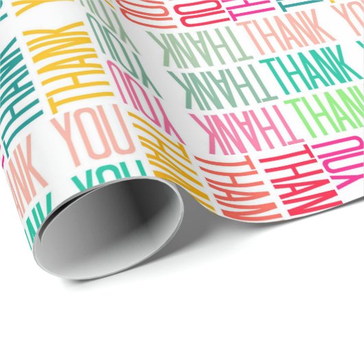 Bunter Dank-nette Anerkennungs-Geschenk-Verpackung Geschenkpapier (Rolleneckpunkt)