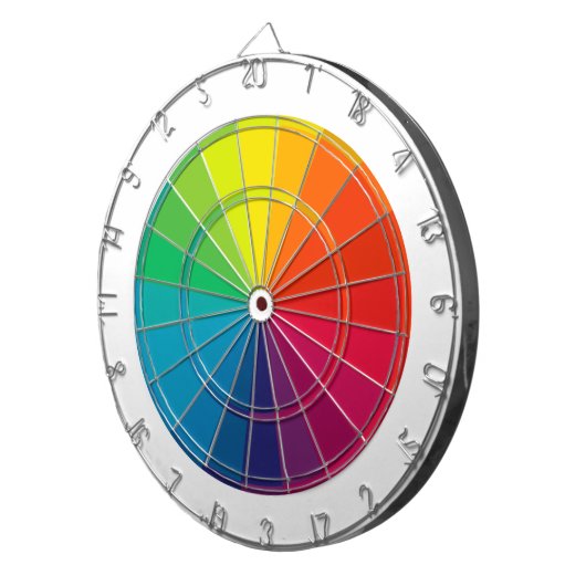 Bunter Dartscheibe-Regenbogen Dartscheibe (Vorderseite rechts)